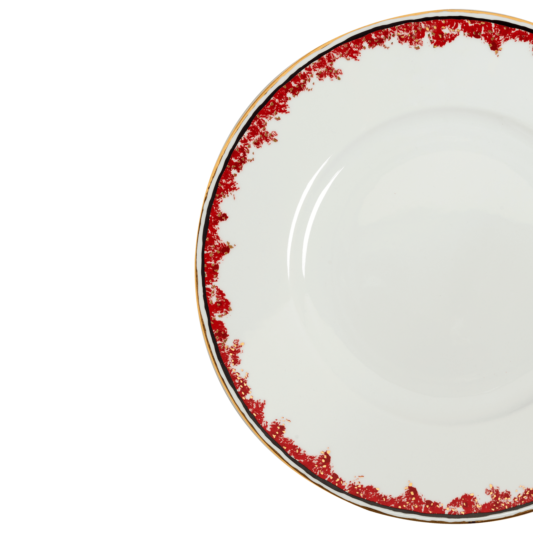 Aparelho de Jantar Vermelho Coração – 60 peças (com Brinde) | Serve 06 Pessoas
