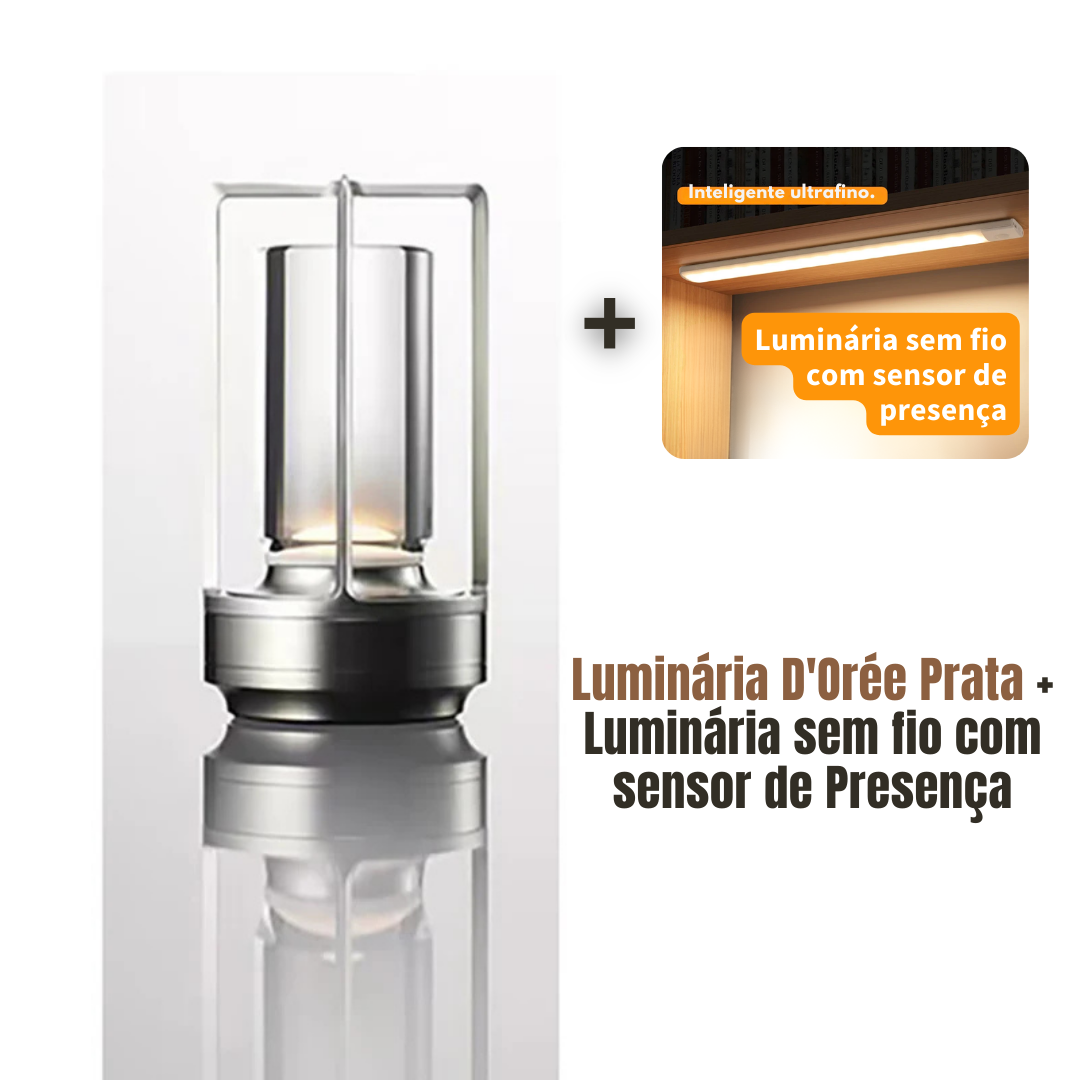 🌟 Luminária D'Orée + Brinde Exclusivo de Luxo – Aproveite o Frete Grátis!
