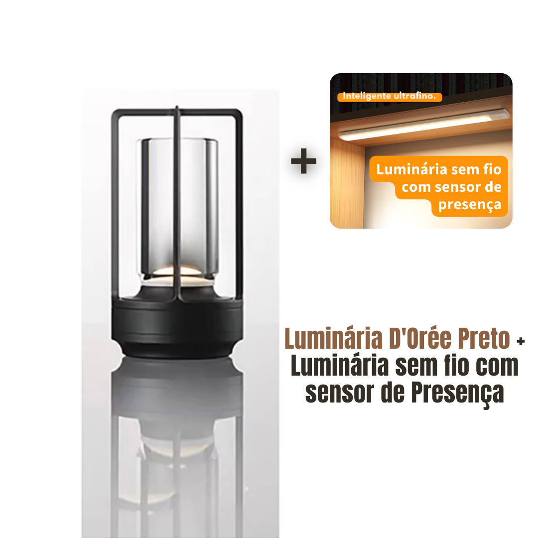 🌟 Luminária D'Orée + Brinde Exclusivo de Luxo – Aproveite o Frete Grátis!