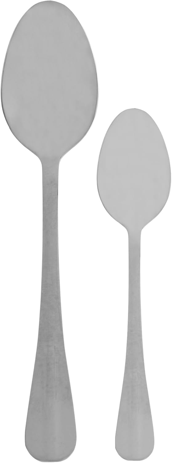 LYOR - Faqueiro de Aço Inox Positano 24 Peças - Jogos de Talheres - Mesa Posta - Utensílios de Cozinha, Enxoval, Casamento, Decoração
