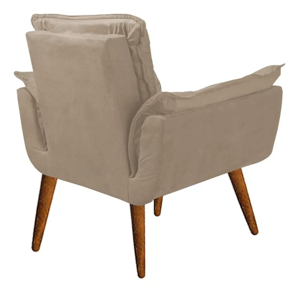 Kit 2 Poltrona Decorativa Opala Para Sala Recepção Luxo
