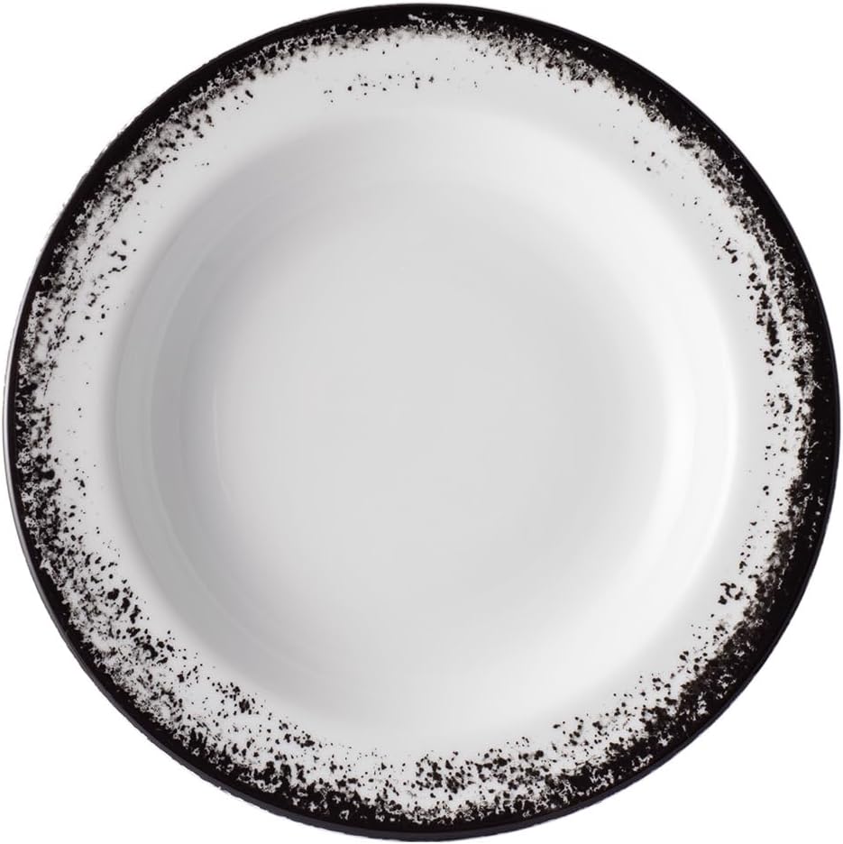 Aparelho de Jantar Névoa Preto - Serve 06 pessoas (COLEÇÃO NÉVOA)
