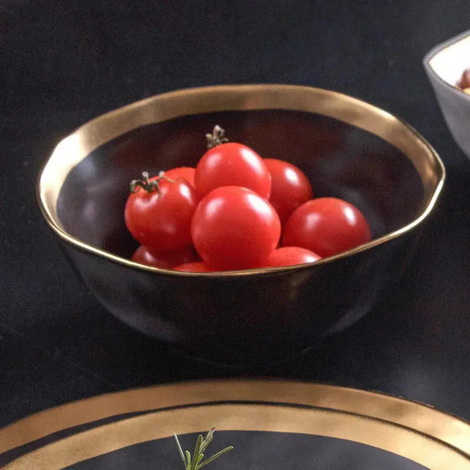 Aparelho de Jantar Marroquino Dourado – (com Brinde) | Serve 06 Pessoas