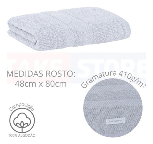 Jogo De Toalhas Banho Buddemeyer Vanilla Extra Soft 4 Peças