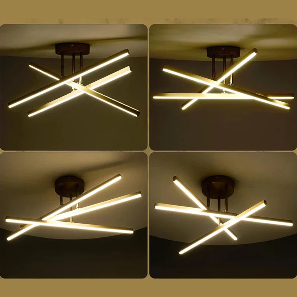 LUSTRE ZÊNITE LED MODERNO (Modelo Exclusivo)
