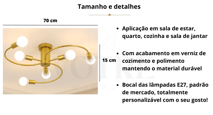 LUSTRE EUROPEU VOTRE