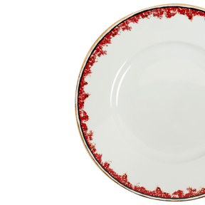 Aparelho de Jantar Vermelho Coração – 60 peças (com Brinde) | Serve 06 Pessoas