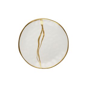 Aparelho de Jantar Gold White – 60 peças (com Brinde) | Serve 06 Pessoas