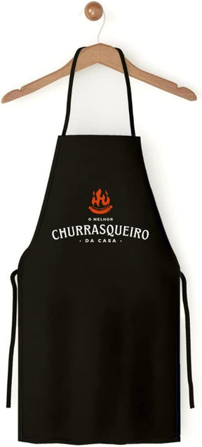 Avental De Cozinha Churrasqueiro Preto Churrasqueiro Da Casa