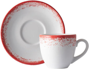 Aparelho de Jantar  Névoa Vermelho - Serve 06 pessoas (COLEÇÃO NÉVOA)