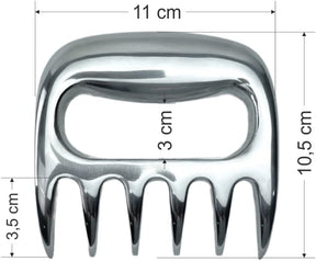 Kit Churrasco Edição Especial, com Ferramentas para Preparar e Servir Carnes com Estilo, Ideal para Churrascos, Festas e Presente, Tábua Artesanal, Faca Inox 7" e Garra de Urso – WOODBULL.