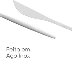 LYOR - Faqueiro 16 Peças de Aço Inox Ópera - Jogo de Talheres