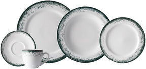 Aparelho de Jantar  Névoa Verde - Serve 06 pessoas (COLEÇÃO NÉVOA)