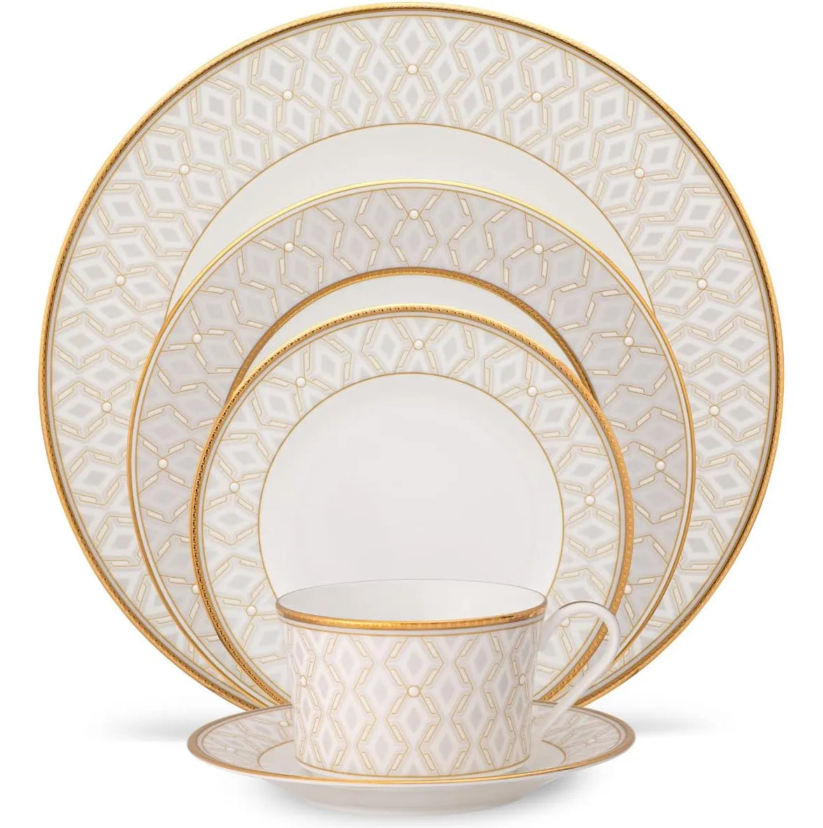 Aparelho de Jantar  Chanel  – 60 peças (com Brinde) | Serve 06 Pessoas