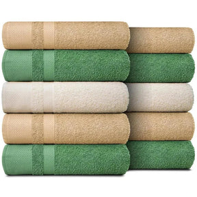 Kit 10 Toalhas de Banho Gigantes Paris 100% Algodão 80x150cm - 500g/m  Masculino