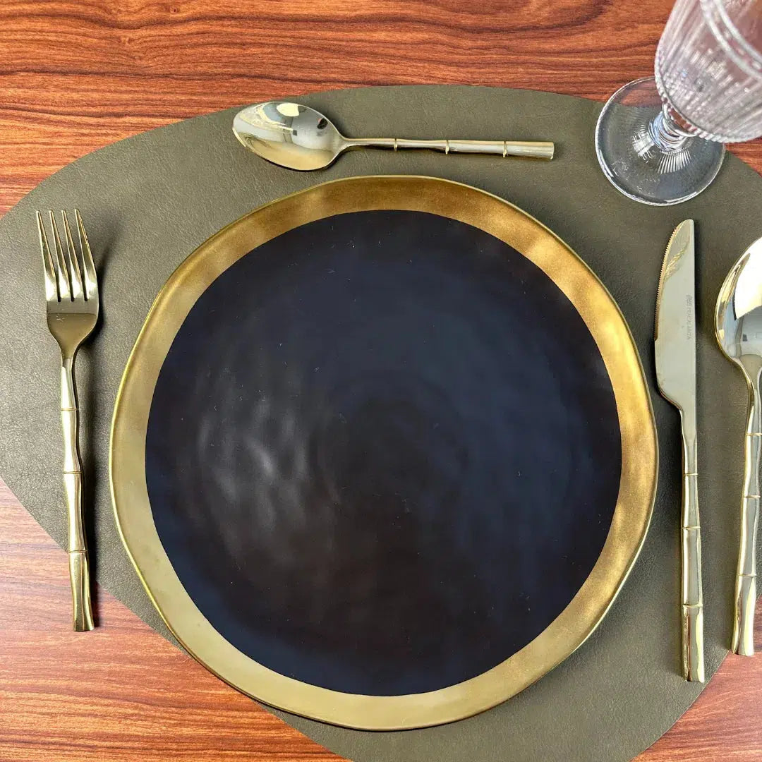 Aparelho de Jantar Marroquino Dourado  –  (com Brinde) | Serve 06 Pessoas
