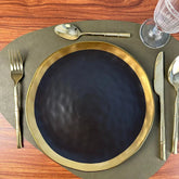Aparelho de Jantar Marroquino Dourado  –  (com Brinde) | Serve 06 Pessoas