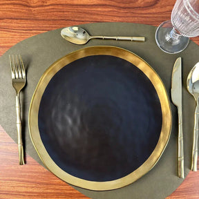 Aparelho de Jantar Marroquino Dourado  –  (com Brinde) | Serve 06 Pessoas