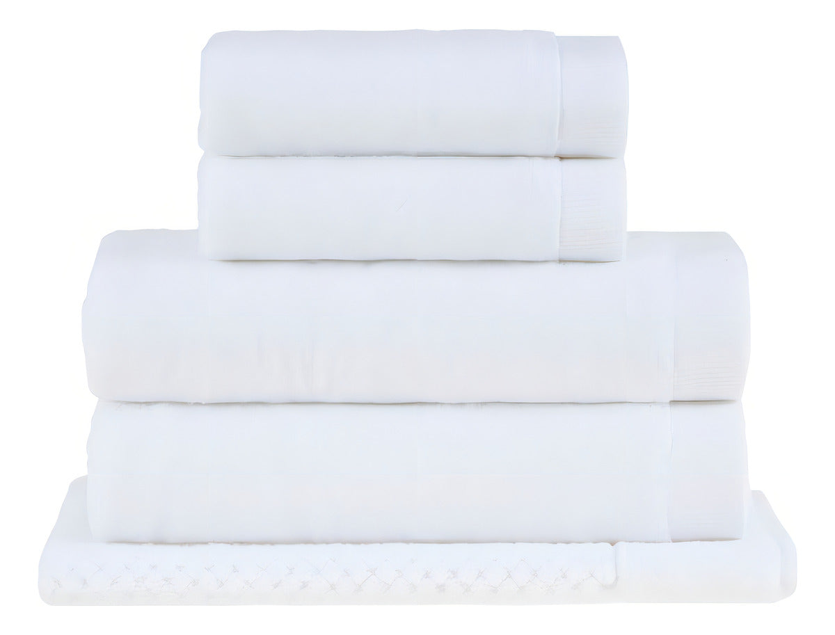 Jogo Banho Buddemeyer 05 Peças Dual Air Cotton 100% Algodão Cor Dual Air Branco