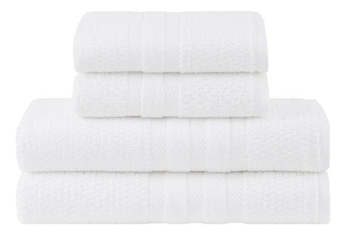 Jogo De Toalhas Banho Buddemeyer Vanilla Extra Soft 4 Peças
