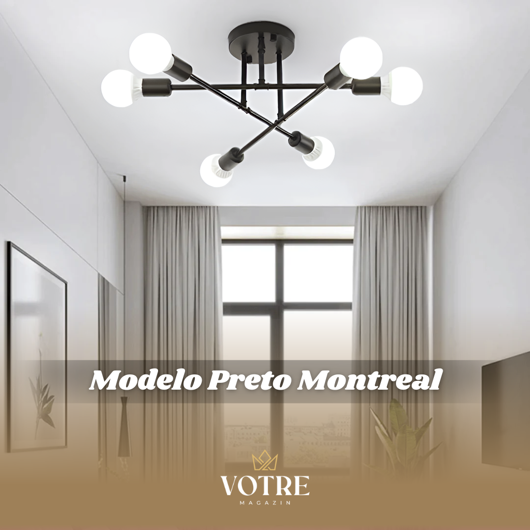 LUSTRE MONTREAL MODERNO
