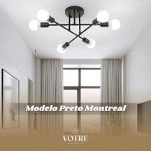 LUSTRE MONTREAL MODERNO