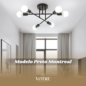 LUSTRE MONTREAL MODERNO