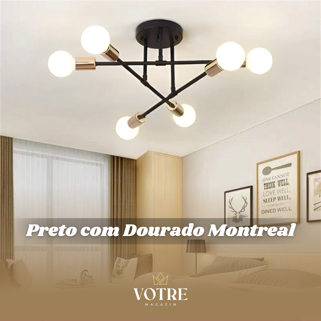 LUSTRE MONTREAL MODERNO