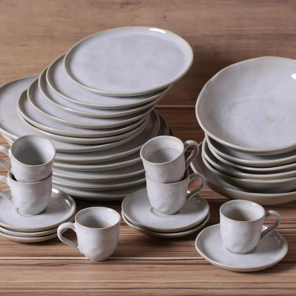 Aparelho de Jantar White –  (com Brinde) | Serve 06 Pessoas