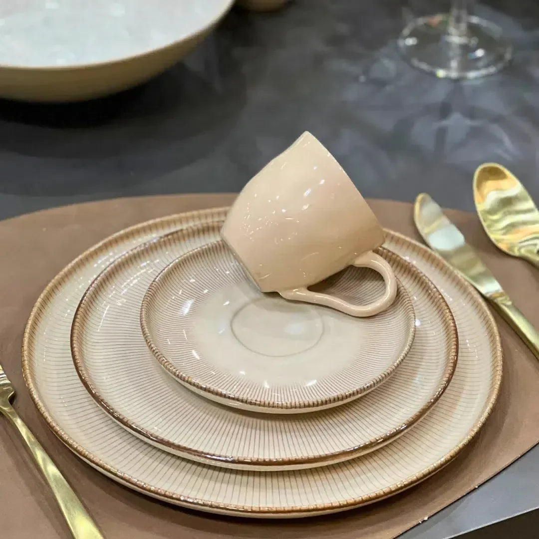 Aparelho de Jantar Natur – (com Brinde) | Serve 06 Pessoas