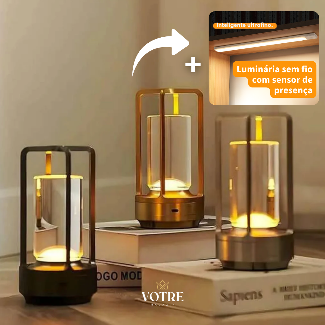 🌟 Luminária D'Orée + Brinde Exclusivo de Luxo – Aproveite o Frete Grátis!