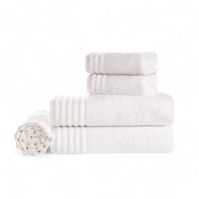 Jogo de Banho Gigante 5 Peças Trussardi 100% Algodão Imperiale Branco