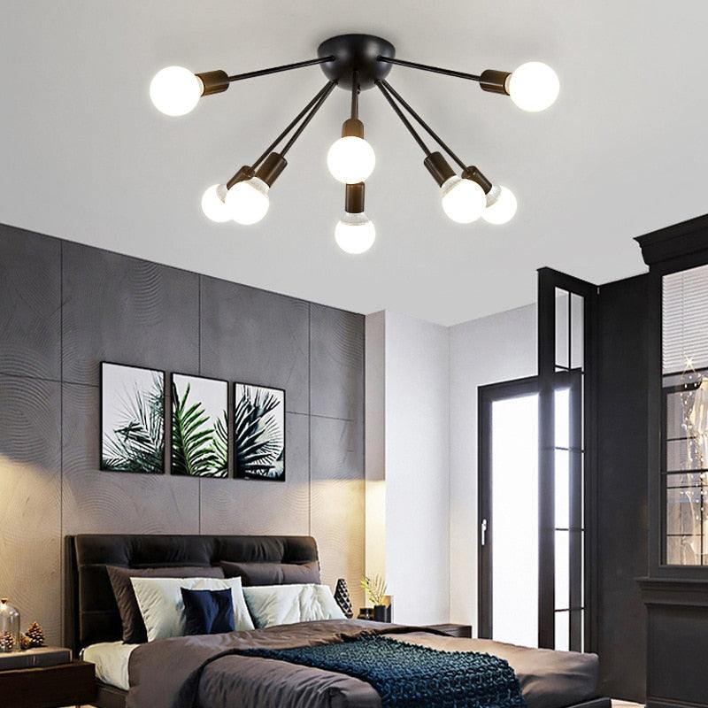 LUSTRE LAMPADÁRIO MODERNO (Modelo Exclusivo)