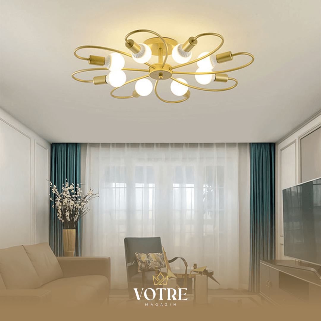 LUSTRE MODERNO FLORAL™